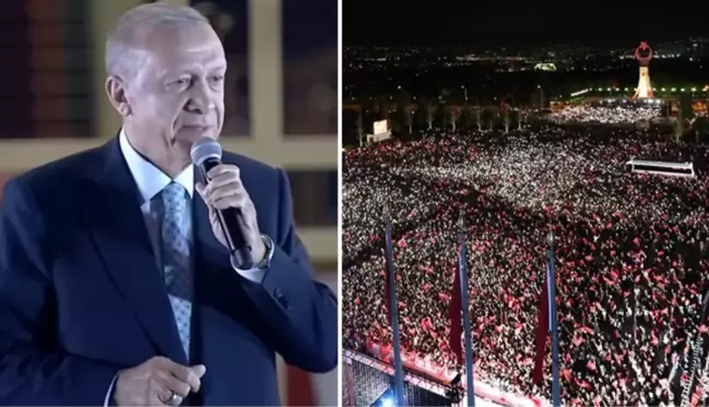 Son dakika: Cumhurbaşkanı Erdoğan, seçim zaferi sonrası balkon konuşması yaptı! Sığınmacı mesajı dikkat çekti