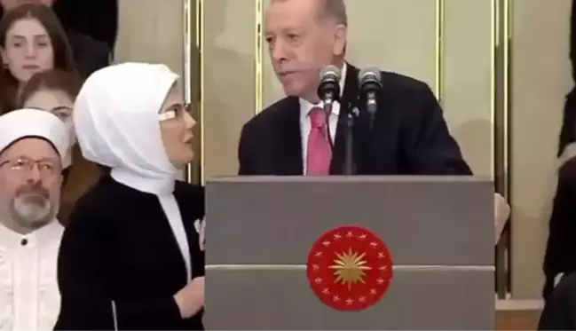 Cumhurbaşkanı Erdoğan, Sinan Oğan ve Mustafa Destici'ye teşekkür etmeyi unutunca Emine Erdoğan devreye girdi