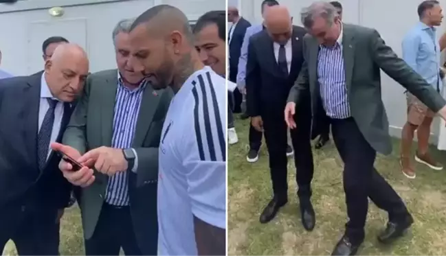 Spor Bakanı Osman Aşkın Bak, Quaresma'ya 'Rabona'nın tarihsel gelişimini anlattı