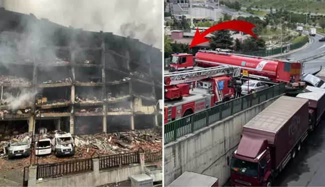 44 saat geçti, fabrika hala söndürülemedi! Üstüne üstlük yardıma giden su tankeri de kaza yaptı