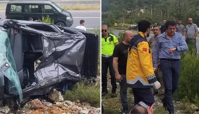 Trafik kazasında yaralanan Nihat Zeybekci'den ilk açıklama: Gayet iyiyiz, merak etmeyin