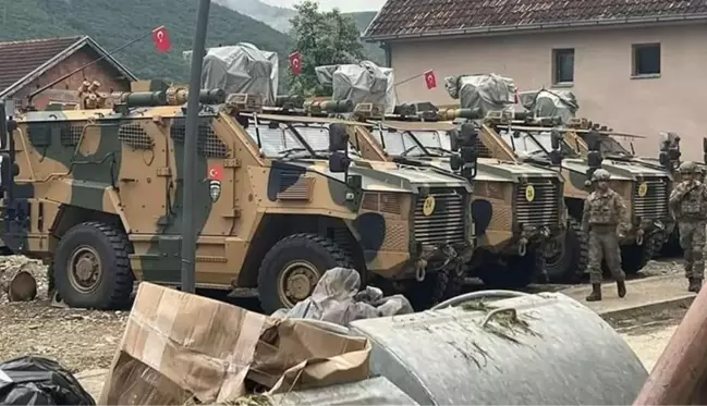 Kosova ve Sırbistan savaşın eşiğine gelince Türkiye devreye girdi! Kuzey Mitroviça'da güvenliği 