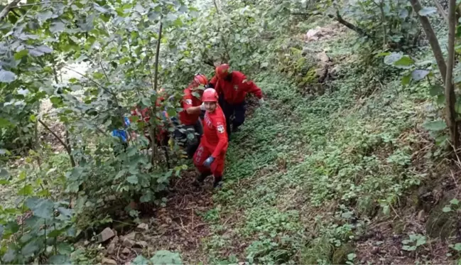 Giresun'da göçük altındaki işçinin cansız bedeni 2 km aşağıda bulundu