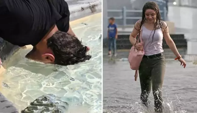 Rekor sıcaklıktan sonra sağanak sürprizi! İstanbul rahat bir nefes aldı, sıra Ankara'da