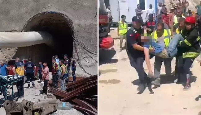 Manisa'da hızlı tren hattının tünel inşaatında gaz sızıntısı! İçeride mahsur kalan 2 işçiden 1'i hayatını kaybetti