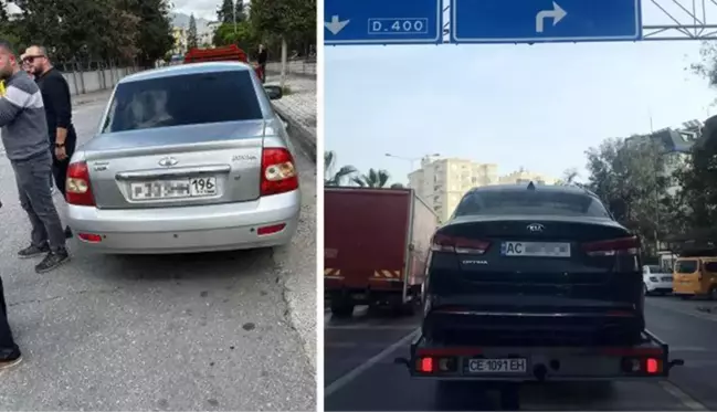 Antalya'da Rus ve Ukraynalılar kaçak taksicilik yapıyor! Yabancı plakalı çekici bile var