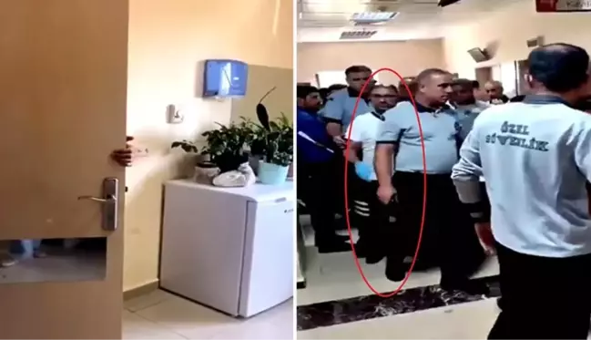 Hastanedeki tek göz doktoru mesai bitimi odasından güvenlik eşliğinde çıkabildi, dışarıda bekleyenler yuhaladı