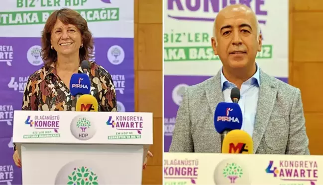 HDP'nin yeni eş genel başkanları ve Parti Meclisi üyeleri belli oldu