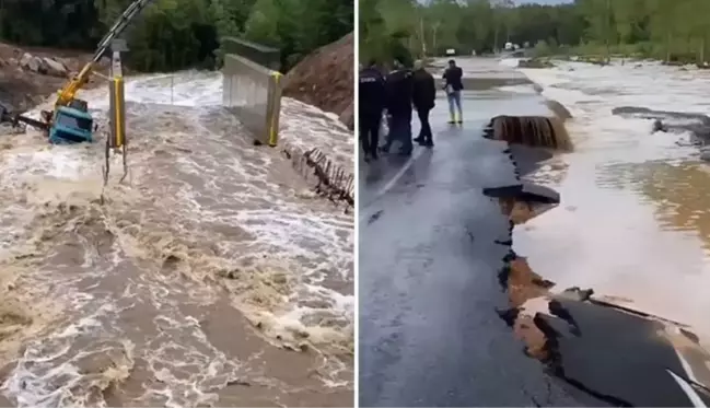 Kırklareli sele teslim! Bölgeden gelen görüntüler olayın vahametini gözler önüne seriyor