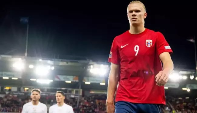 Maç sayısıyla gol sayısını yarıştırıyor! Haaland, 23 yaşında milli takım tarihine geçmenin eşiğinde
