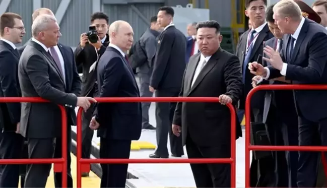 Putin'le görüşen Kim'den dünyayı tedirgin edecek sözler: Rusya'nın tüm kararlarını destekleyeceğiz