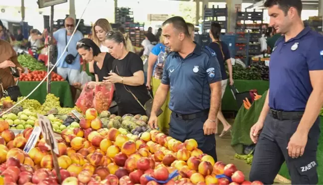 Antalya semt pazarlarında bağırarak satış yapanlara 1.295 TL ceza kesildi