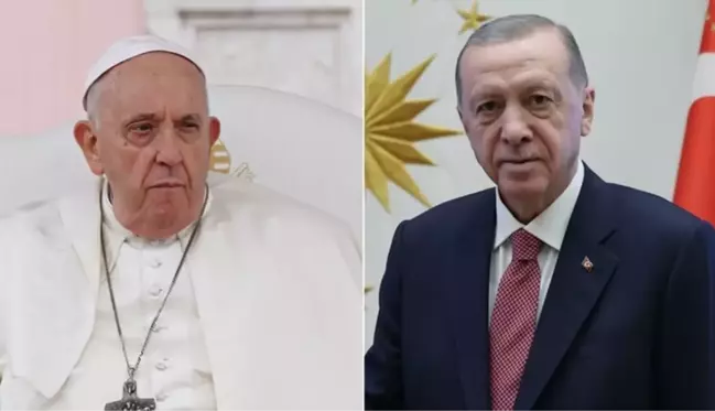 Cumhurbaşkanı Erdoğan, Papa Fransuva ile görüştü: Tüm devletler bu insanlık dramına karşı ses yükseltmeli