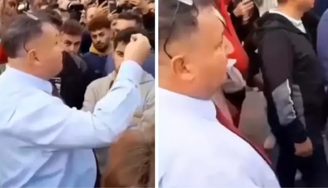 Emniyet müdür yardımcısı, protesto için toplanan gençleri dağıtırken kalabalıktan can alıcı bir soru geldi