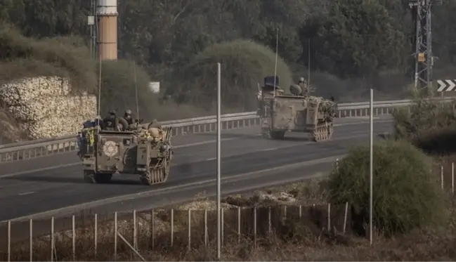 Gazze'ye sabaha kadar havadan ve karadan saldıran İsrail'in durmaya niyeti yok! Tanklar sınırda bekliyor