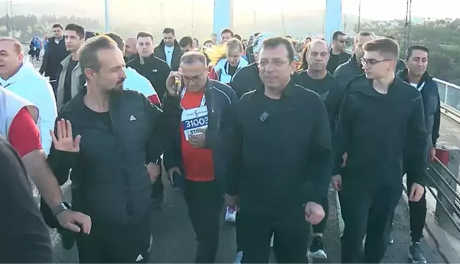 45. İstanbul Maratonu'na katılan İmamoğlu'na soruldu: Kılıçdaroğlu'ndan helallik isteyecek misiniz?