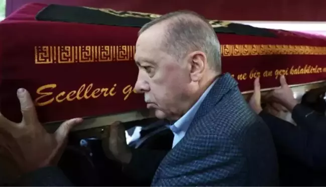 Cumhurbaşkanı Erdoğan, Mehmed Zahid Kotku'nın kızı Hacer Coşan'ın cenaze törenine katıldı