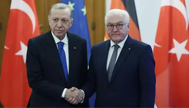 Cumhurbaşkanı Erdoğan, Almanya Cumhurbaşkanı Steinmeier'le görüştü