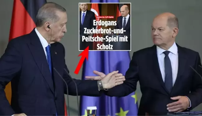 Erdoğan'ın tarihi ayarı Alman basınında! Attıkları manşet Scholz'u çıldırtacak