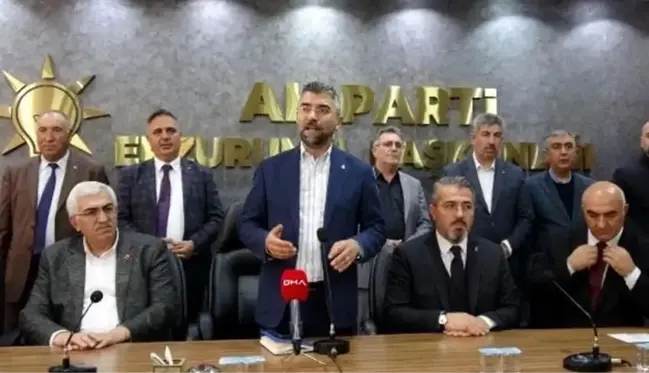 Erzurum'da DEVA Partisi'nden istifa eden 800 kişi AK Parti'ye katıldı