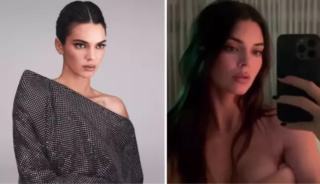 Ünlü model Kendall Jenner, Forbes Dergisi'ne kapak olduktan sonra üstsüz videosunu yayınladı