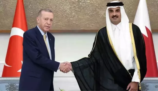 Cumhurbaşkanı Erdoğan, Katar Emiri Al Sani ile bir araya geldi! İki ülke arasında 12 anlaşma imzalandı