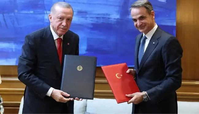 Cumhurbaşkanı Erdoğan ve Miçotakis imzaları attı! İşte Yunanistan'la yeni bir sayfa açacak bildirinin detayları