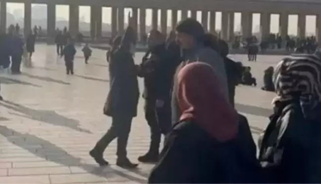 Anıtkabir'de tehlikeli provokasyon! Şeriat çağrısı yapıp, 