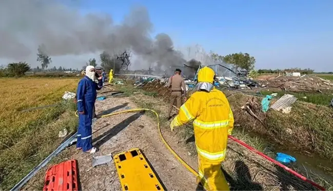 Tayland'da havai fişek fabrikasındaki patlamada can kaybı 23'e yükseldi