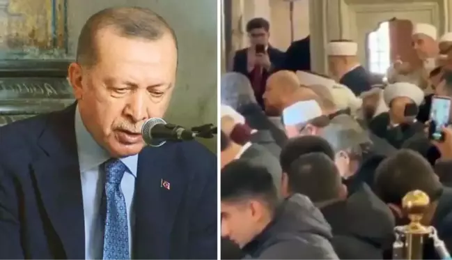 Cumhurbaşkanı Erdoğan, Süleymaniye Camii'nde Kur'an-ı Kerim okudu