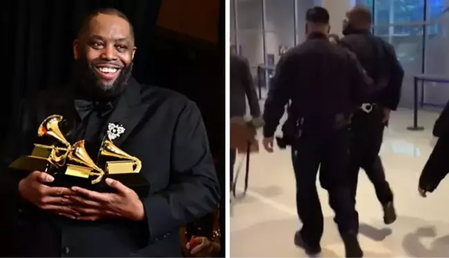 Grammy'de 3 ödül alan rapçi Killer Mike, törende güvenliğe saldırdığı için tutuklandı