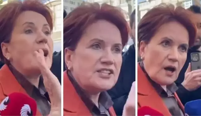 Akşener'den vatandaşın Yavaş ve İmamoğlu sorusuna tepki: Hadi be