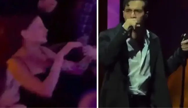 İsimleri aşk dedikodusuna karışmıştı! Ülkeye dönen Serenay Sarıkaya, soluğu Mert Demir'in konserinde aldı