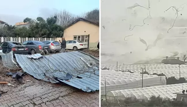 Antalya'daki hortum felaketinde 6 kişi yaralandı, 1000 dönüm sera zarar gördü
