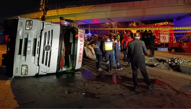 Bakırköy'de dorsesinin devrilmesi sonucu 4 kişinin ölümüne neden olan tır sürücüsü tutuklandı