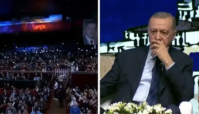 Salon Ahmet Kaya'nın şarkısıyla inledi! Cumhurbaşkanı Erdoğan'ın duygu dolu anları