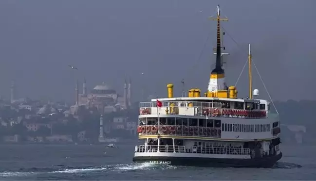 İstanbul'da hava şartları vapur seferlerini iptal ettirdi