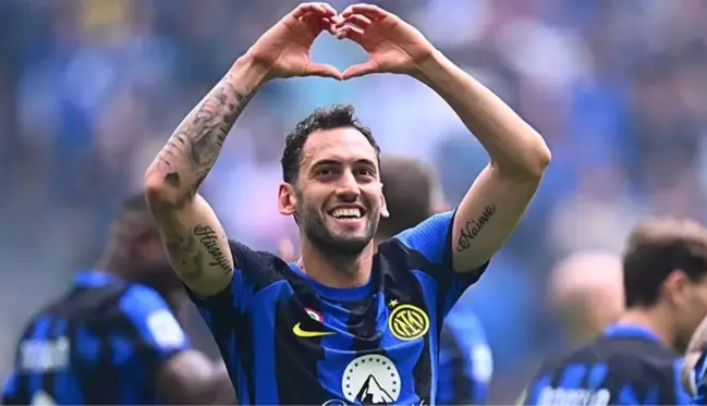 Hakan Çalhanoğlu'nun takımı Inter'den Türk bayraklı paylaşım