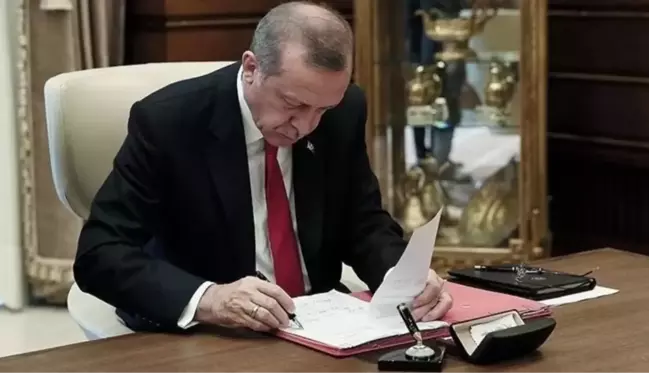 Cumhurbaşkanı Erdoğan'dan atama ve görevden alma kararları