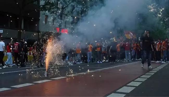 Almanya'daki şampiyonluk kutlamalarında taşkınlık çıkaran 18 Galatasaray taraftarı tutuklandı