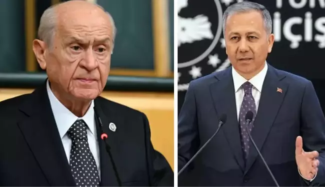 İçişleri Bakanı Ali Yerlikaya, MHP Genel Başkanı Devlet Bahçeli ile Meclis'te görüştü