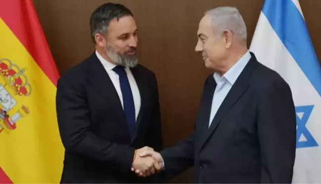 Zamanlama manidar! İspanya'nın aşırı sağcı partisinin lideri Abascal, Netanyahu'yu ziyaret etti