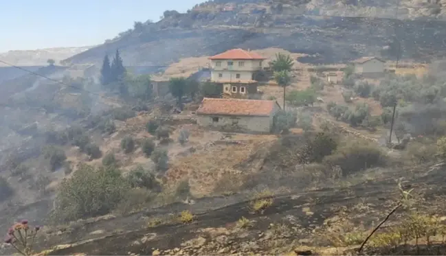 Alevler evlere kadar ulaştı! Manisa'da orman yangını bir türlü söndürülemiyor