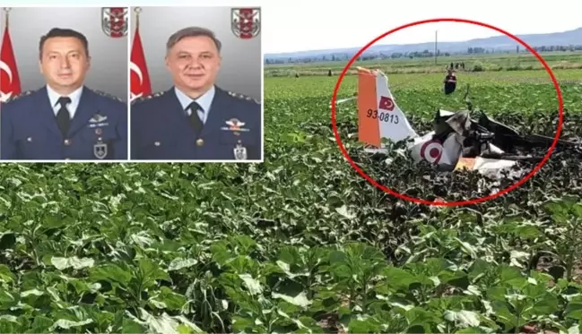 2 pilotumuzun şehit olduğu eğitim uçağının düşme anı kamerada