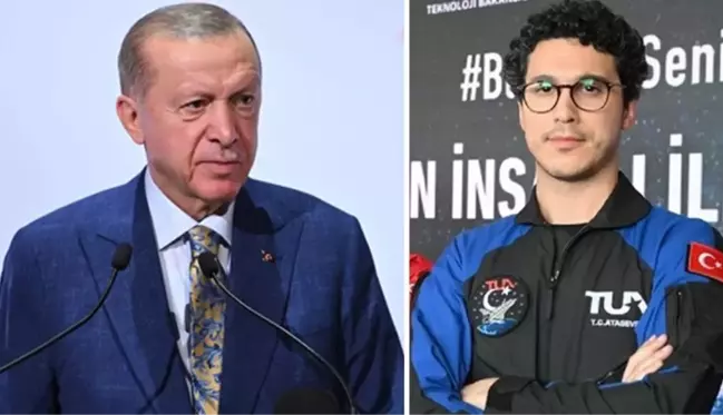 Cumhurbaşkanı Erdoğan, Türkiye'nin ikinci astronotu Atasever'le görüştü: Sen son olmayacaksın