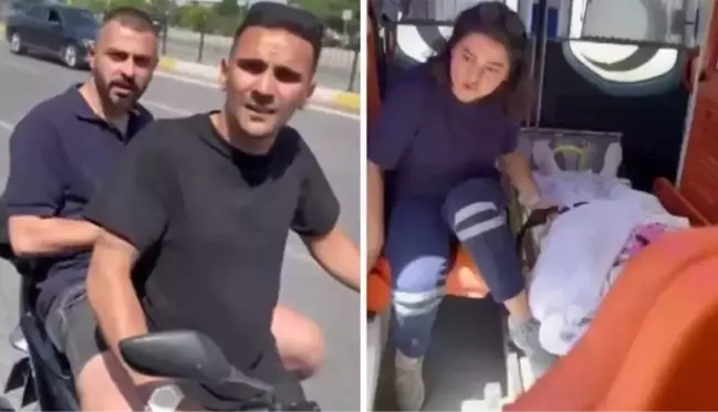 Ambulansı durdurup içini kontrol edenlerden biri gözaltına alındı