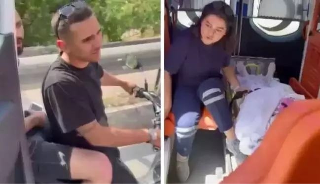 Ambulansa yol vermediler, yetmedi önünü kesip kapıyı açtırdılar! Nedeni pes dedirtti