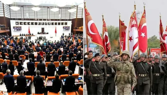 Kıbrıs tezkeresi Meclis'ten geçti! Kıbrıs Türk halkının Barış ve Özgürlük Bayramı resmiyet kazandı