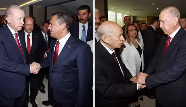 Erdoğan, Özel ve Bahçeli öğle yemeğinde buluştu! CHP liderinden Büyükelçi Feyzioğlu'na tepki