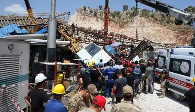 Şırnak'ta Gabar Dağı'nda petrol arama sahasında sondaj kulesi devrildi: 1 ölü, 2 yaralı